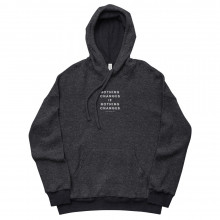 Unisex sueded feel good fleece hoodie